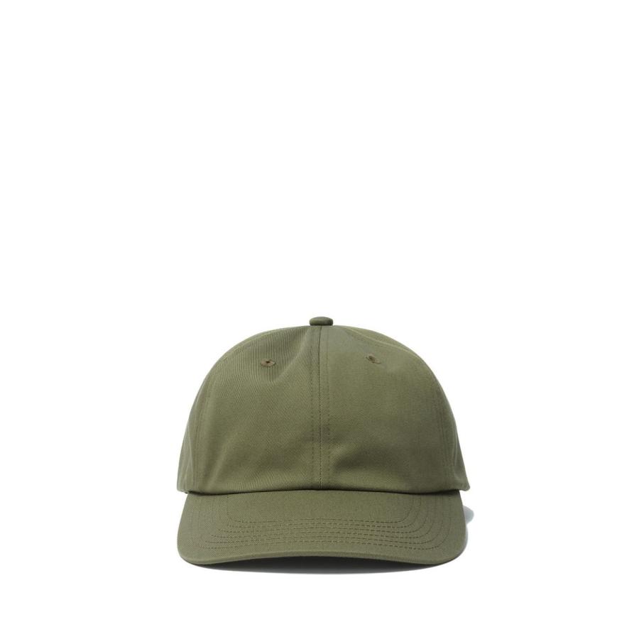 【P5倍 / SALE】COTTON CHINO 6PANEL CAP / OLIVE GREEN (E-008B) Kijima Takayuki(キジマタカユキ) | KIJIMA TAKAYUKI | 01