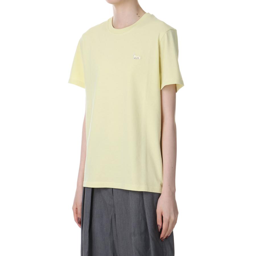 【P5倍】BABY FOX PATCH REGULAR TEE- SHIRT - CHALK YELLOW(MW00122KJ0008) Maison Kitsune -Women-(メゾンキツネ) |  | 01