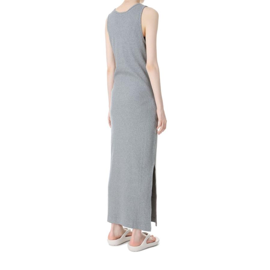 BABY FOX RIBBED TANK DRESS - MEDIUM GREY MELANGE(MW01602KJ0125) Maison Kitsune -Women-(メゾンキツネ) |  | 02