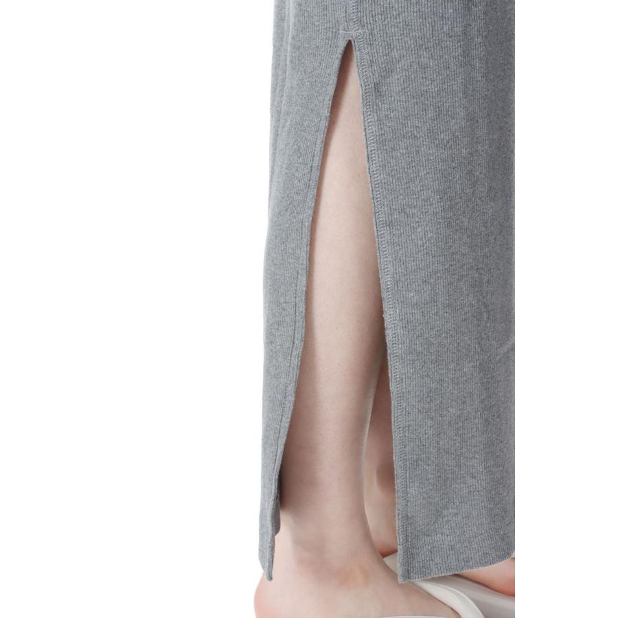 BABY FOX RIBBED TANK DRESS - MEDIUM GREY MELANGE(MW01602KJ0125) Maison Kitsune -Women-(メゾンキツネ) |  | 04