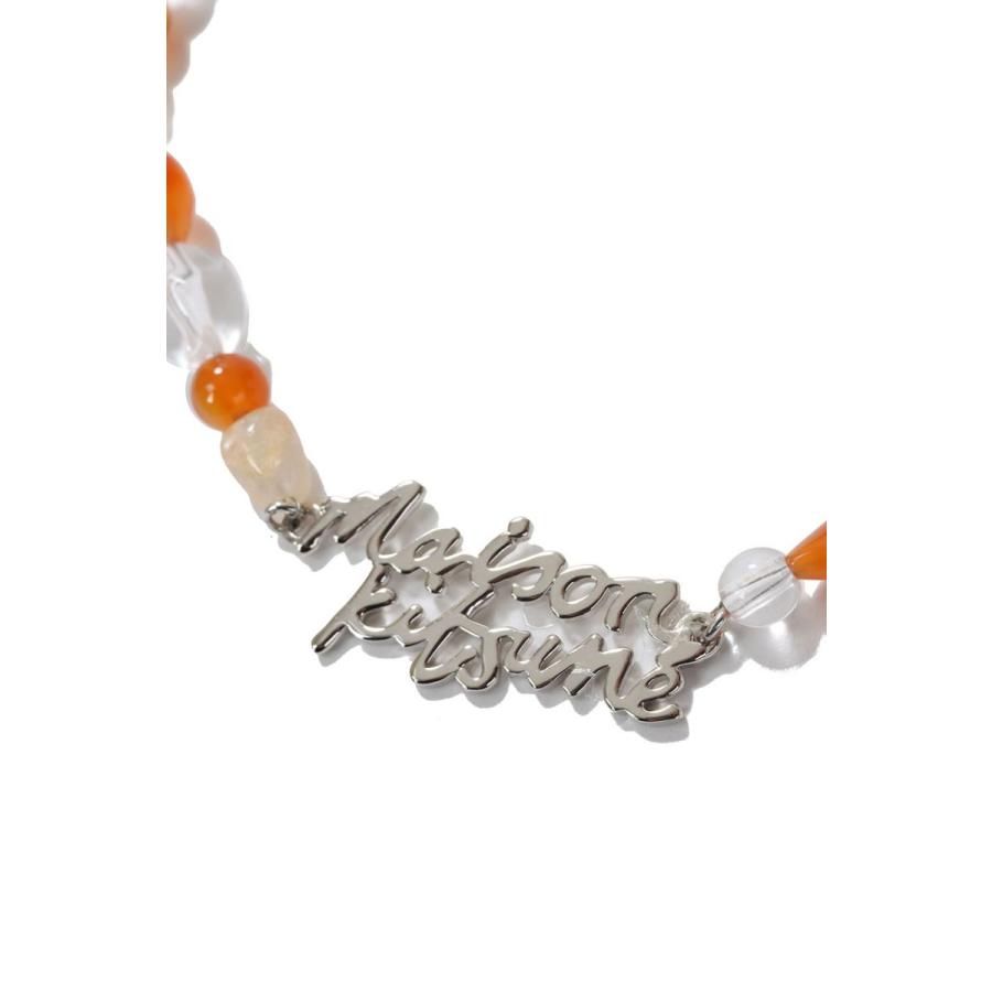 【SALE】MAISON KITSUNE HANDWRITTING BEADS CHOCKER(MW06601AP0007) Maison Kitsune -Women-(メゾンキツネ) |  | 01