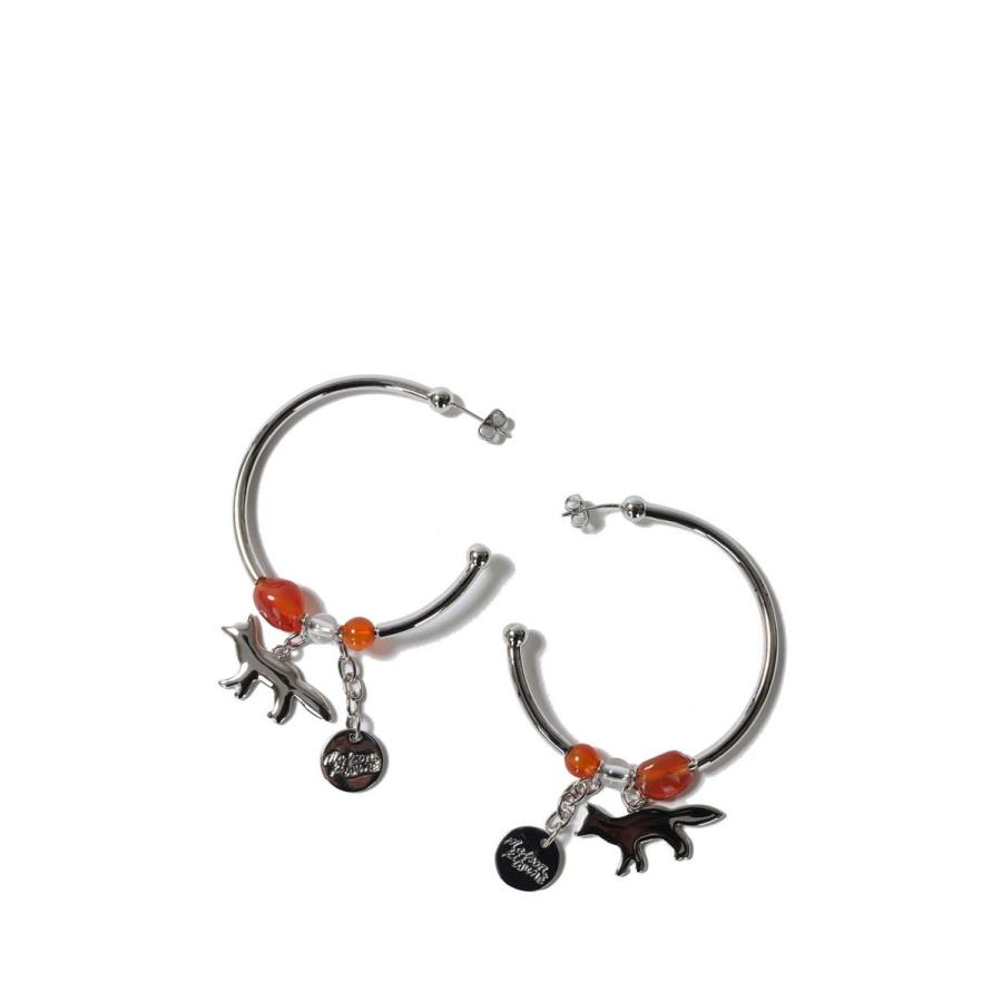 【SALE】PROFILE FOX &amp; BEADS HOOP(MW06605AP0007) Maison Kitsune -Women-(メゾンキツネ) | 
