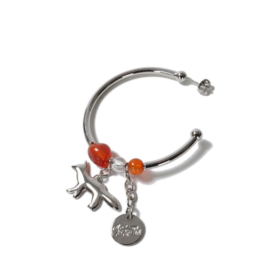 【SALE】PROFILE FOX &amp; BEADS HOOP(MW06605AP0007) Maison Kitsune -Women-(メゾンキツネ) |  | 01