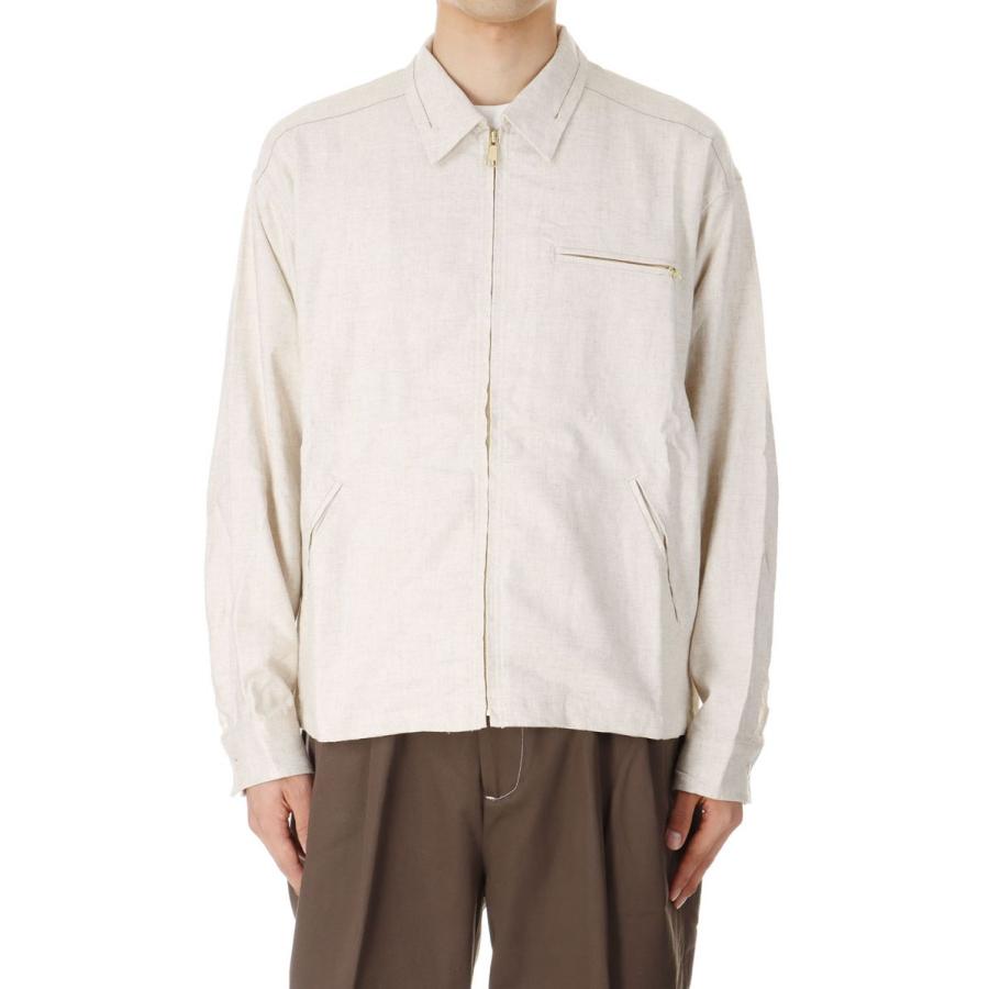 【P5倍 / SALE】HRMS NATURAL ZIP JACKET / Natural(24SS-MS3-020) MAGIC STICK(マジックスティック) | MAGIC STICK