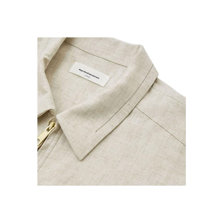 【P5倍 / SALE】HRMS NATURAL ZIP JACKET / Natural(24SS-MS3-020) MAGIC STICK(マジックスティック) | MAGIC STICK | 09