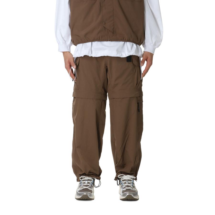 【P5倍 / SALE】DETACHABLE NYLON PANTS / BROWN(24SS-L4-02) MARMOT CAPITAL(マーモット キャピタル) | 