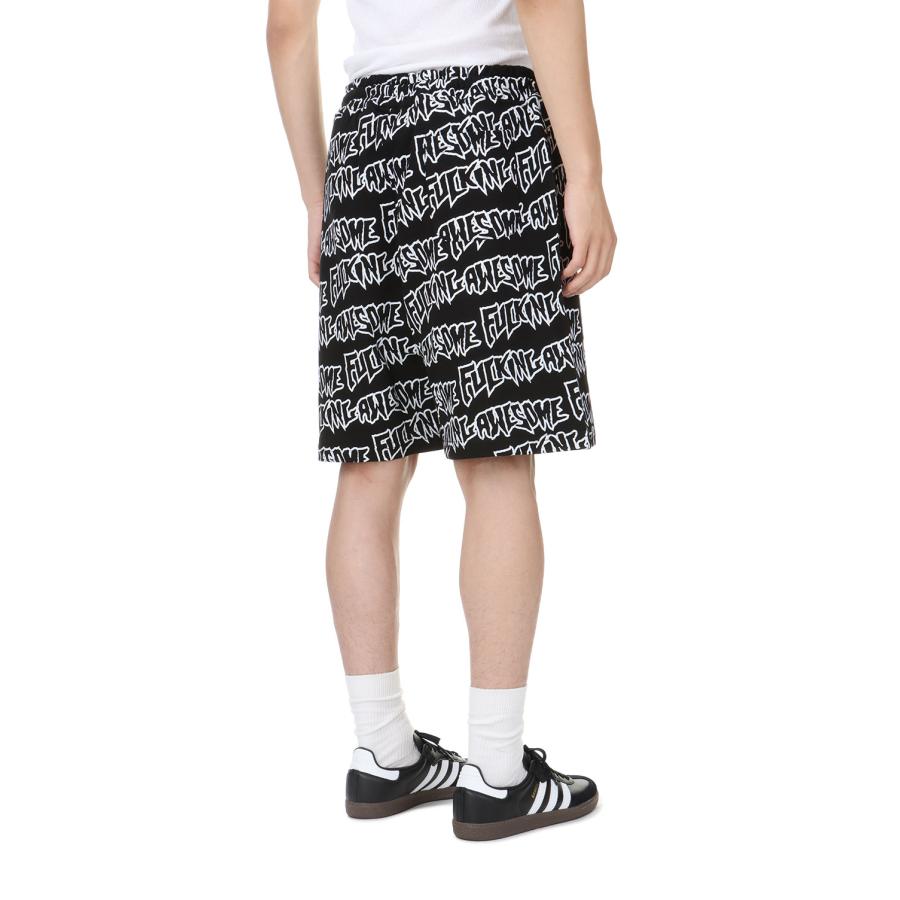 【P5倍 / SALE】AOP Stamp Sweat Shorts / Black-White Fucking Awesome(ファッキンオーサム) |  | 03