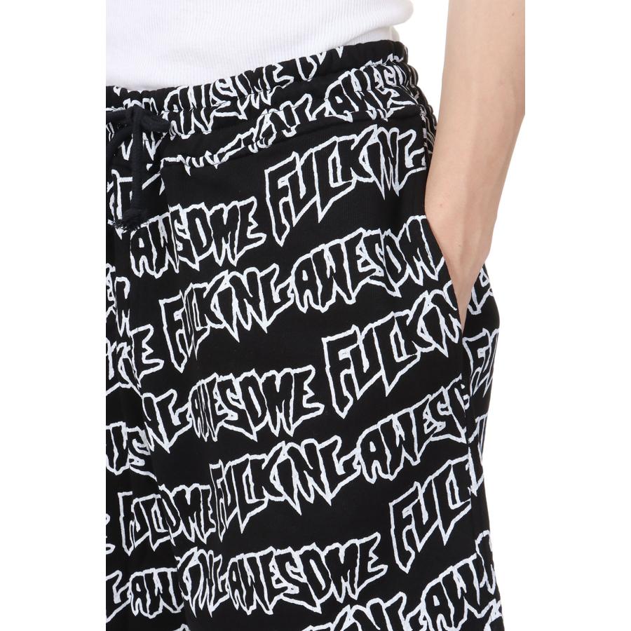 【P5倍 / SALE】AOP Stamp Sweat Shorts / Black-White Fucking Awesome(ファッキンオーサム) |  | 05