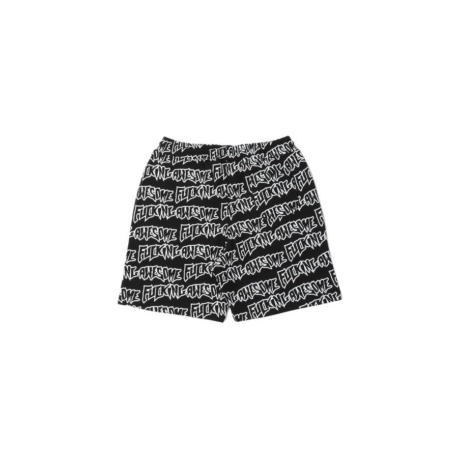 【P5倍 / SALE】AOP Stamp Sweat Shorts / Black-White Fucking Awesome(ファッキンオーサム) |  | 08