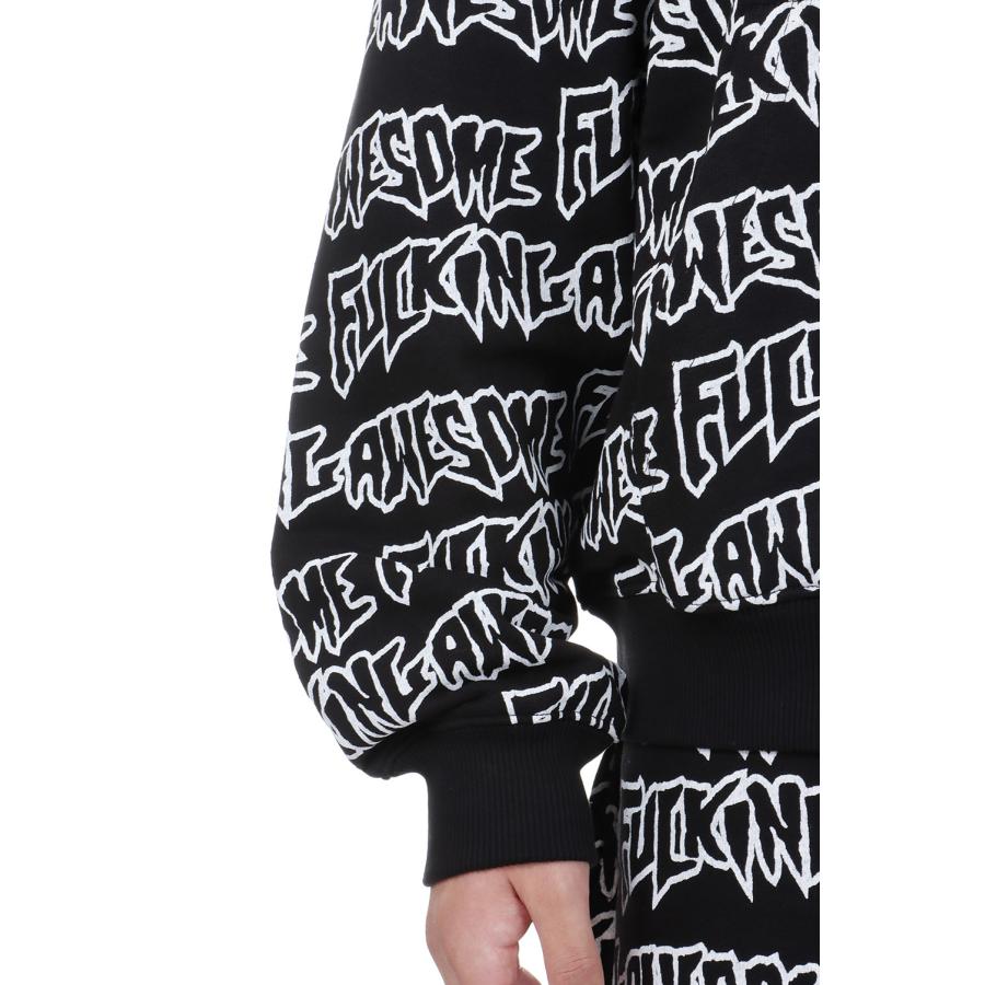 【P5倍 / SALE】AOP Stamp Zipped Hoodie / Black-White Fucking Awesome(ファッキンオーサム) |  | 04