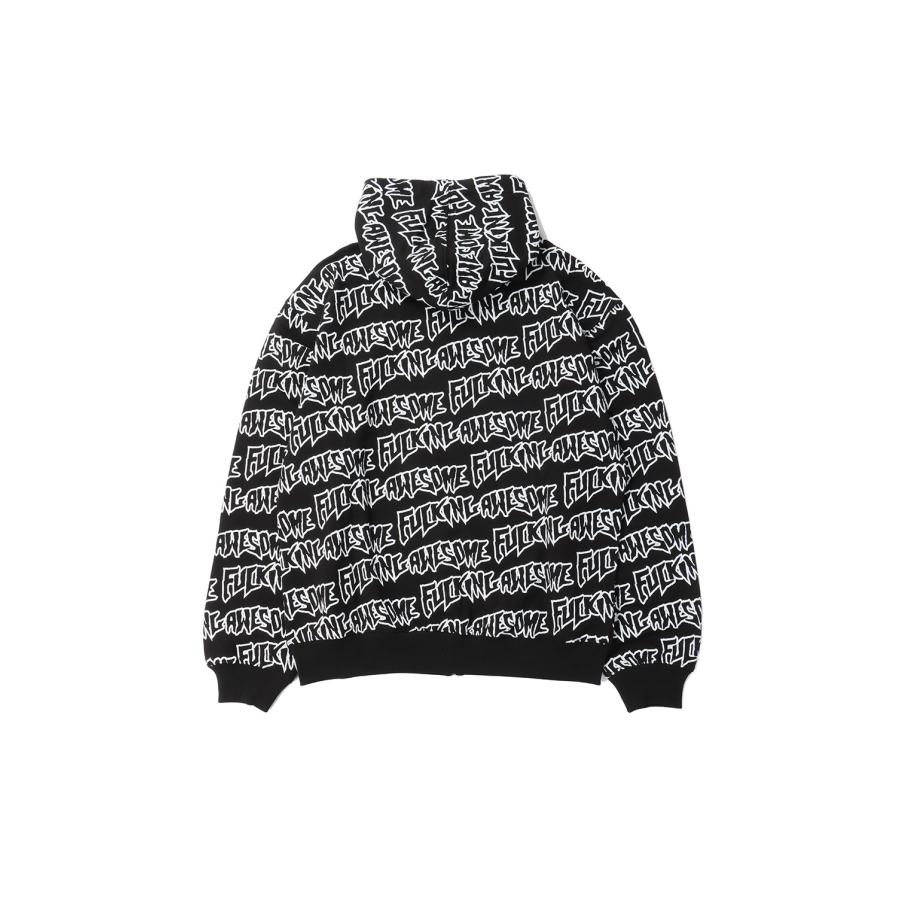 【P5倍 / SALE】AOP Stamp Zipped Hoodie / Black-White Fucking Awesome(ファッキンオーサム) |  | 08