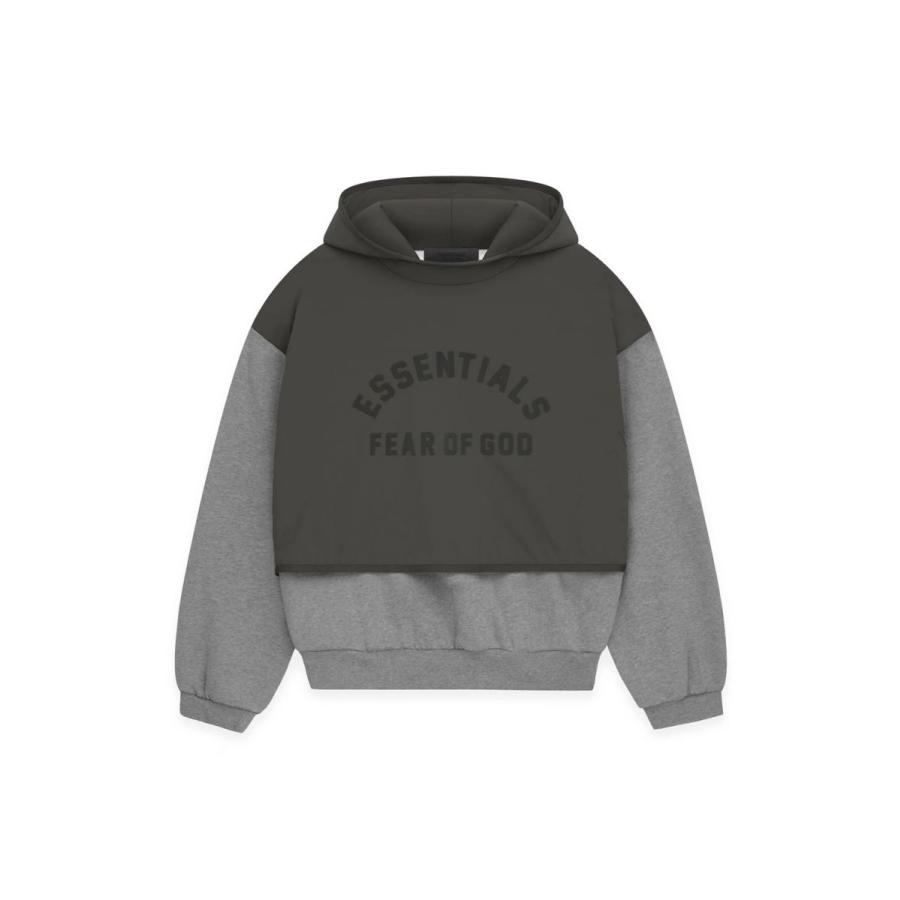 40%OFF】Nylon Fleece Hooded Sweater/Dark Heather(202SP244323F  