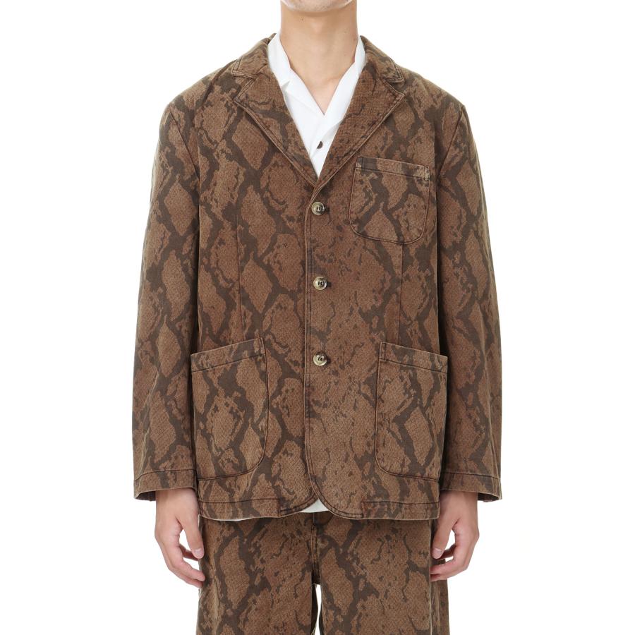 【P5倍 / SALE】Blazer / Brown AOP Fucking Awesome(ファッキンオーサム) | 