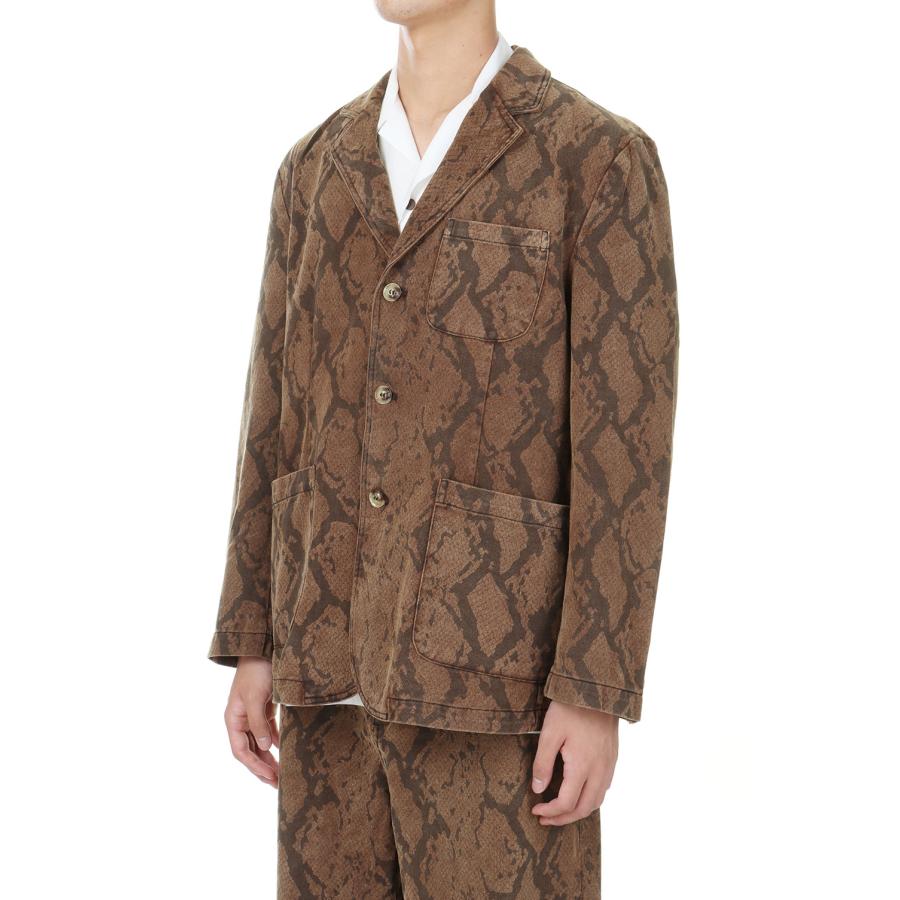 【P5倍 / SALE】Blazer / Brown AOP Fucking Awesome(ファッキンオーサム) |  | 01