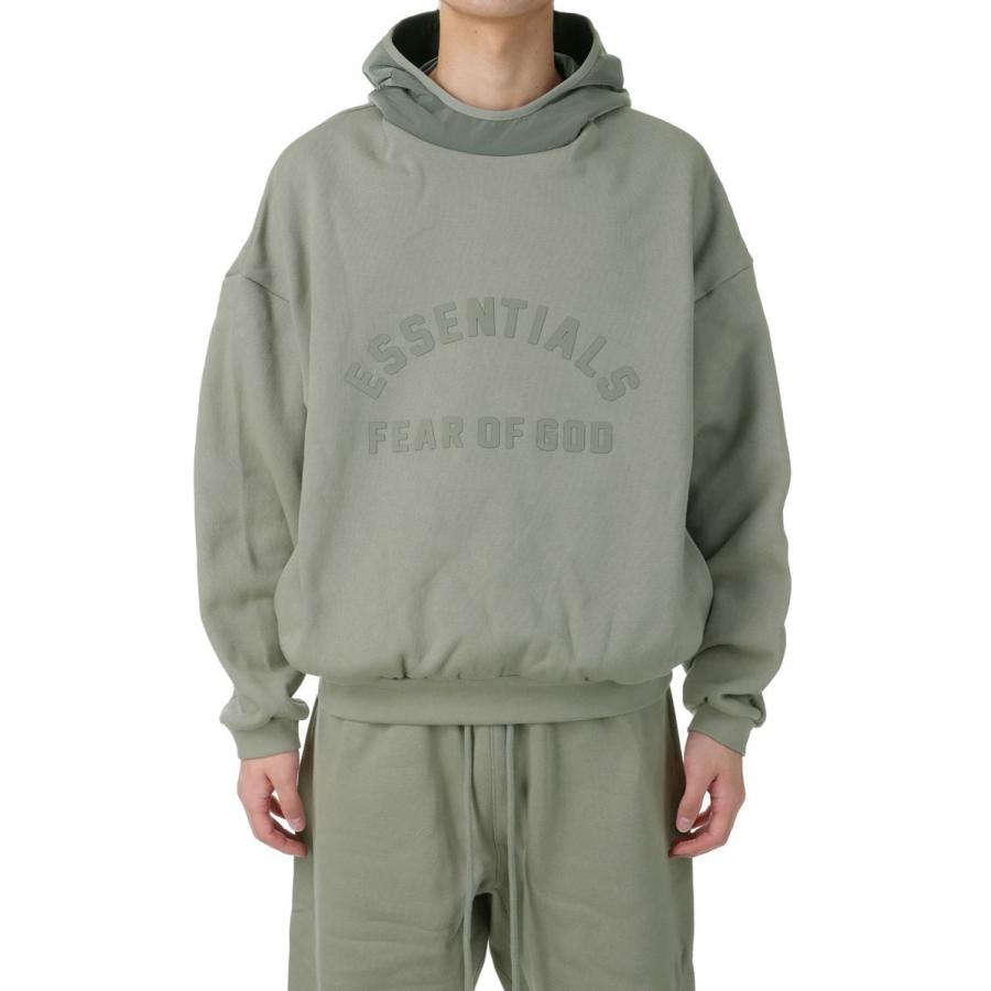 【P5倍 / SALE】Nylon Fleece Hoodie/Seal(202SP244315F) ESSENTIALS(エッセンシャルズ) | 