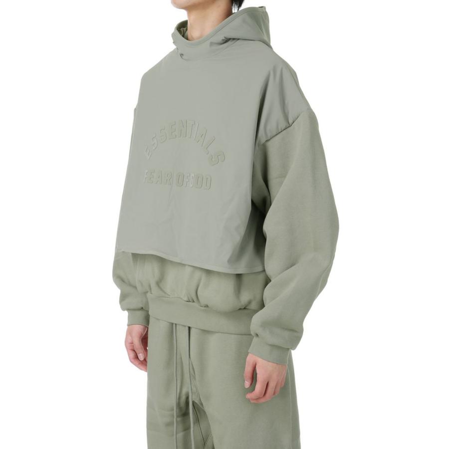 【P5倍 / SALE】Nylon Fleece Hooded Sweater/Seal/ Seal (202SP244325F) ESSENTIALS(エッセンシャルズ) |  | 01