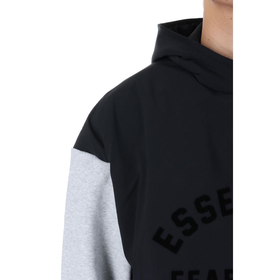 【P5倍 / SALE】Nylon Fleece Hooded Sweater/Light Heather Grey/ Jet Black (202SP244326F) ESSENTIALS(エッセンシャルズ) |  | 04