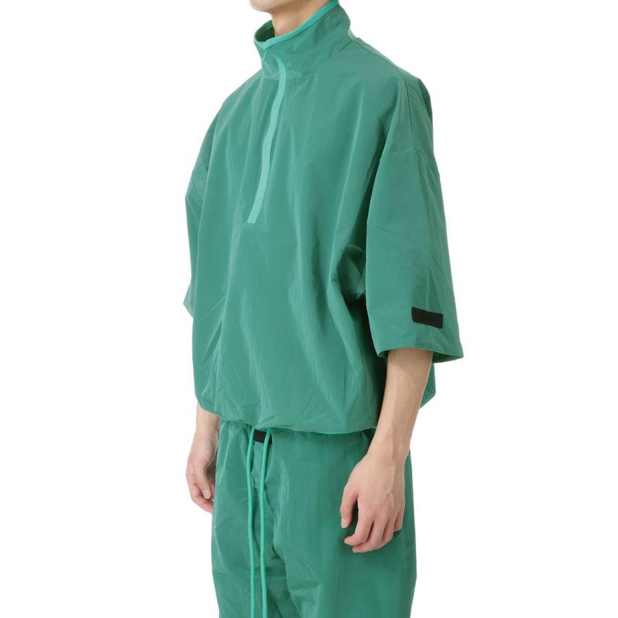 【P5倍 / SALE】Halfzip Mockneck Shirt/Mint Leaf(186SP244052F) ESSENTIALS(エッセンシャルズ) |  | 01