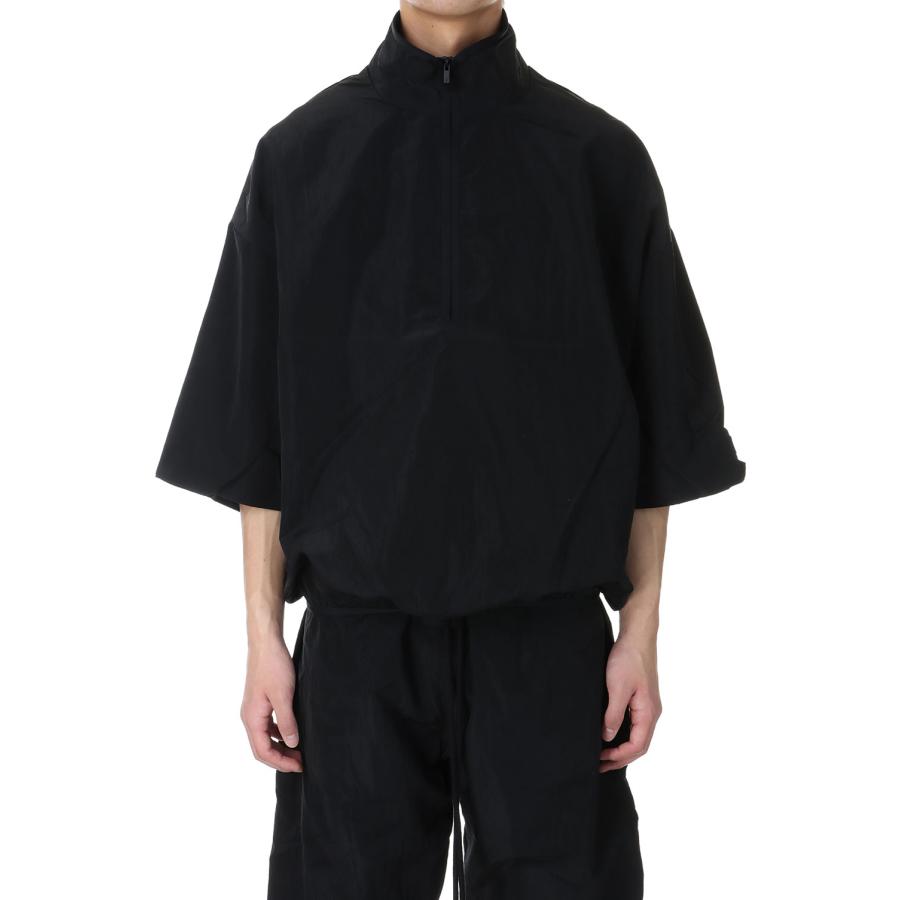 【P5倍 / SALE】Halfzip Mockneck Shirt/Jet Black(186SP244054F) ESSENTIALS(エッセンシャルズ) | 