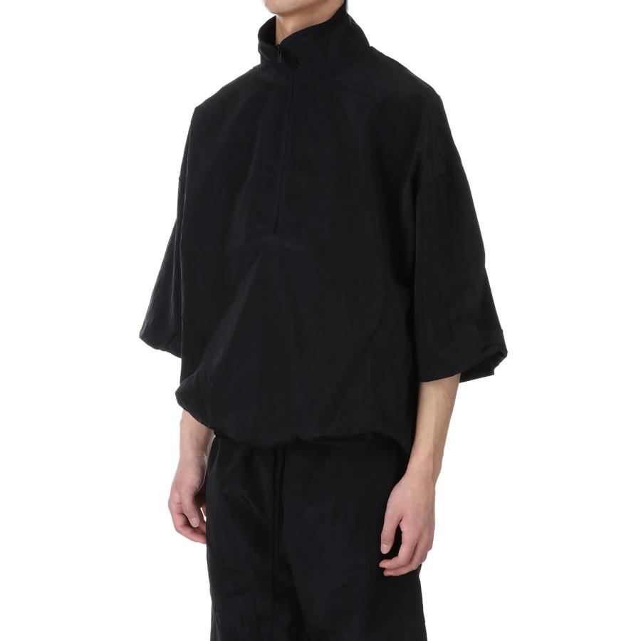 【P5倍 / SALE】Halfzip Mockneck Shirt/Jet Black(186SP244054F) ESSENTIALS(エッセンシャルズ) |  | 01