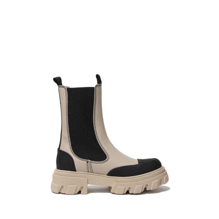 【P5倍 / SALE】Cleated Mid Chelsea Boot-TAOS TAUPE(S2372) GANNI(ガニー) | GANNI | 01