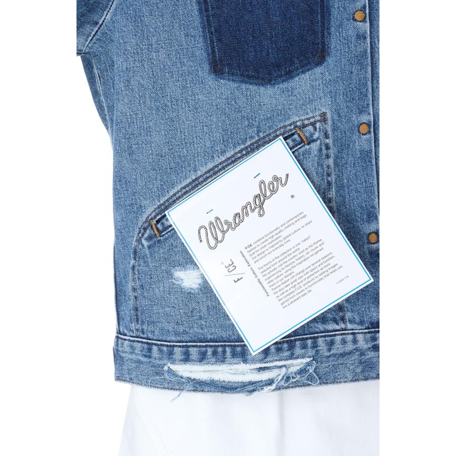 【P5倍 / SALE】WRANGLER REBUILDING DENIM JACKET - INDIGO (FSP08241U0001 ) F/CE.(エフシーイー) | F/CE. | 05