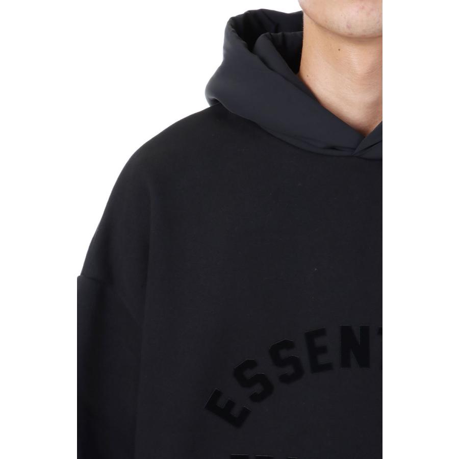 【P2倍 / SALE】NYLON FLEECE HOODIE/ BLACK/BLACK(202SU244310F) ESSENTIALS(エッセンシャルズ) |  | 03
