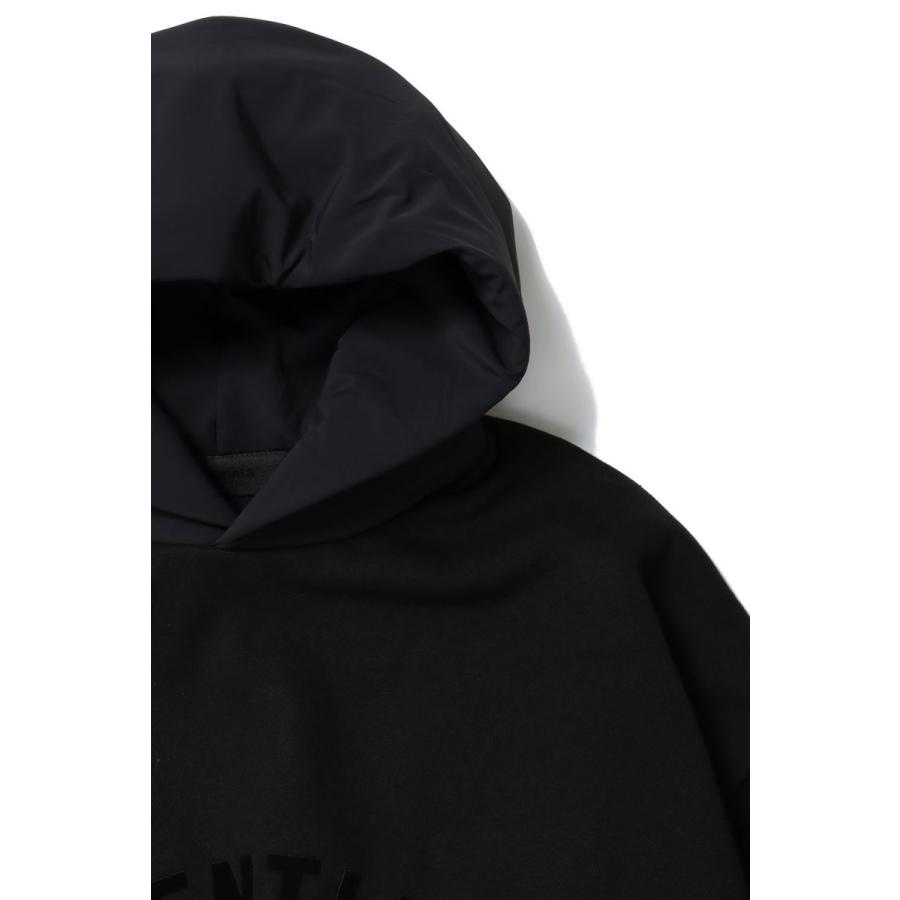 【P2倍 / SALE】NYLON FLEECE HOODIE/ BLACK/BLACK(202SU244310F) ESSENTIALS(エッセンシャルズ) |  | 07