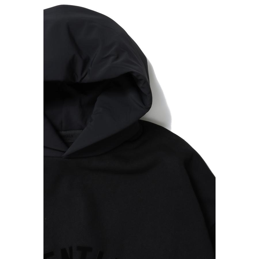 【P2倍 / SALE】NYLON FLEECE HOODIE/ BLACK/BLACK(202SU244310F) ESSENTIALS(エッセンシャルズ) |  | 07