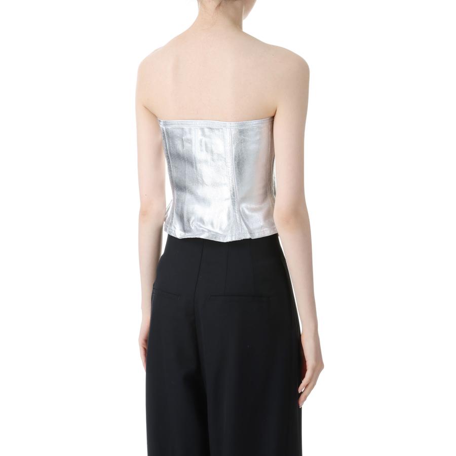 【P5倍 / SALE】Foil Denim Corsage-BRIGHT WHITE(J1379) GANNI(ガニー) | GANNI | 02