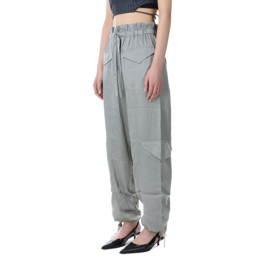 【P5倍 / SALE】Washed Satin Pants-FROST GRAY(F8609) GANNI(ガニー) | GANNI | 01