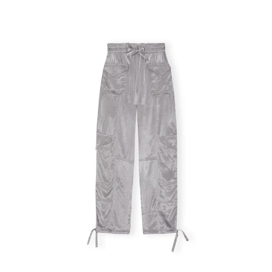 【P5倍 / SALE】Washed Satin Pants-FROST GRAY(F8609) GANNI(ガニー) | GANNI | 05