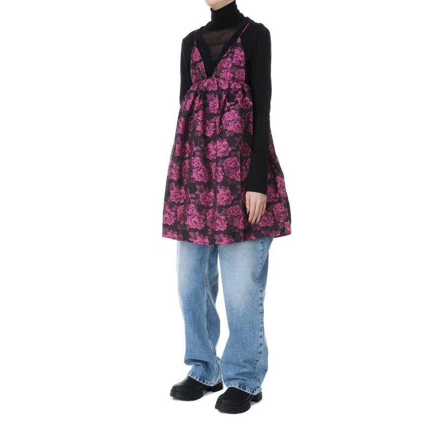 【P5倍 / SALE】Botanical Jacquard Mini Strap Dress-CONE FLOWER(F8796) GANNI(ガニー) | GANNI | 06