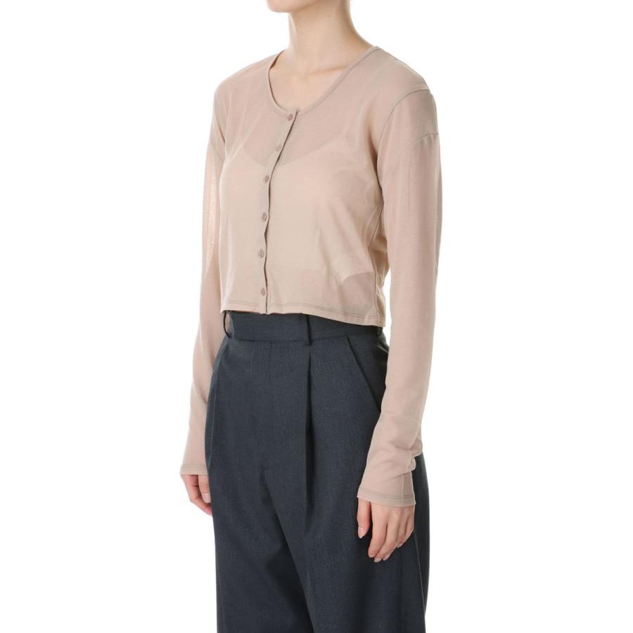 【P5倍 / SALE】SHEER BACK GYATHER CADIGAN / BEIGE(24SCT-#328L) Jane Smith(ジェーンスミス) |  | 01