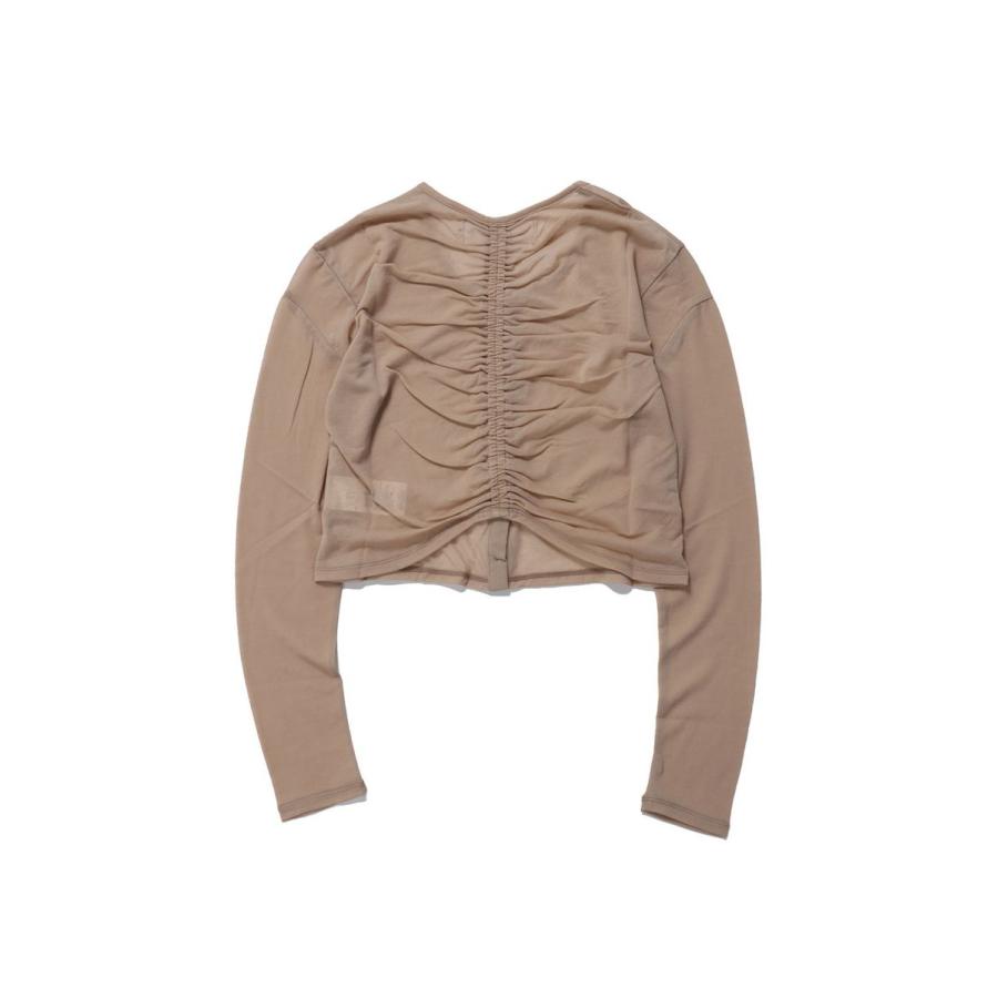 【P5倍 / SALE】SHEER BACK GYATHER CADIGAN / BEIGE(24SCT-#328L) Jane Smith(ジェーンスミス) |  | 07