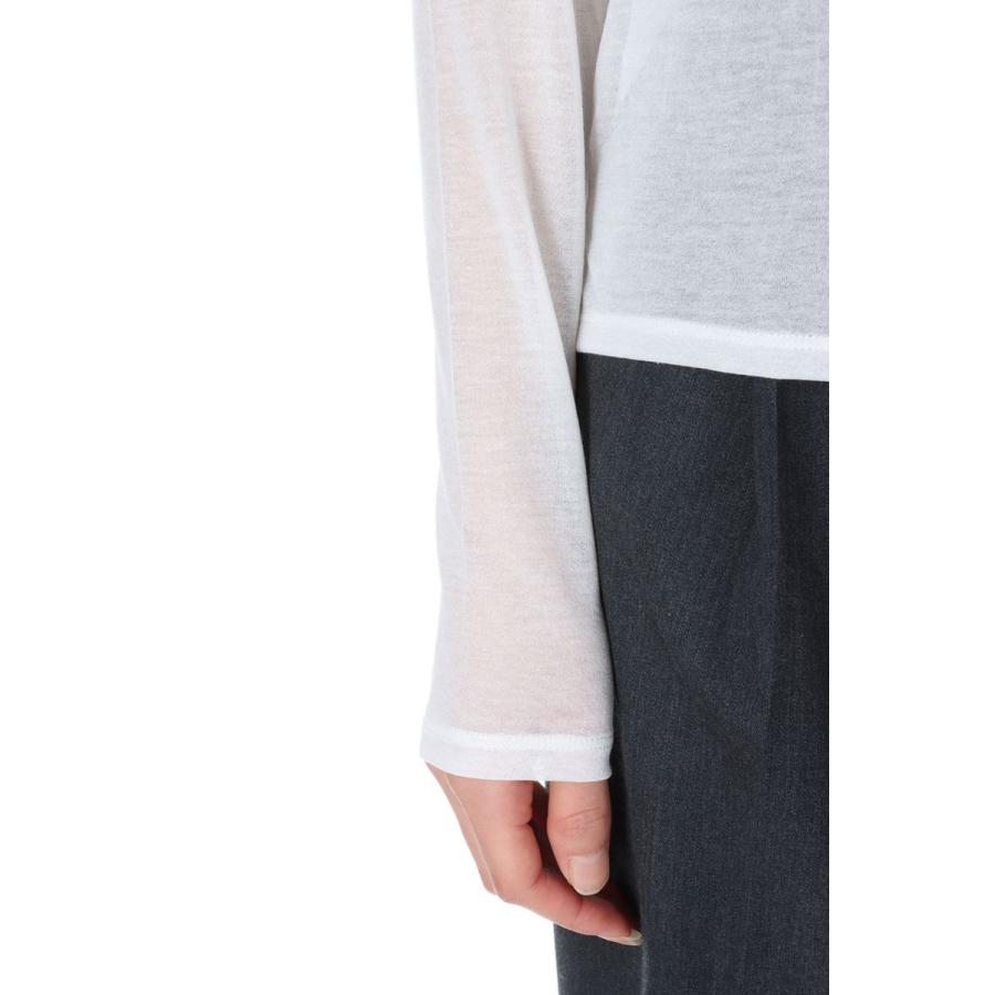 【P5倍 / SALE】SHEER BACK OPEN PULLOVER / WHITE(24SCT-#326L) Jane Smith(ジェーンスミス) |  | 04