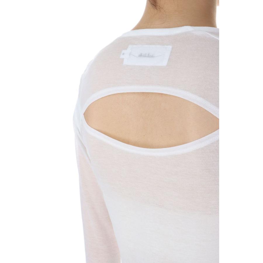 【P5倍 / SALE】SHEER BACK OPEN PULLOVER / WHITE(24SCT-#326L) Jane Smith(ジェーンスミス) |  | 05