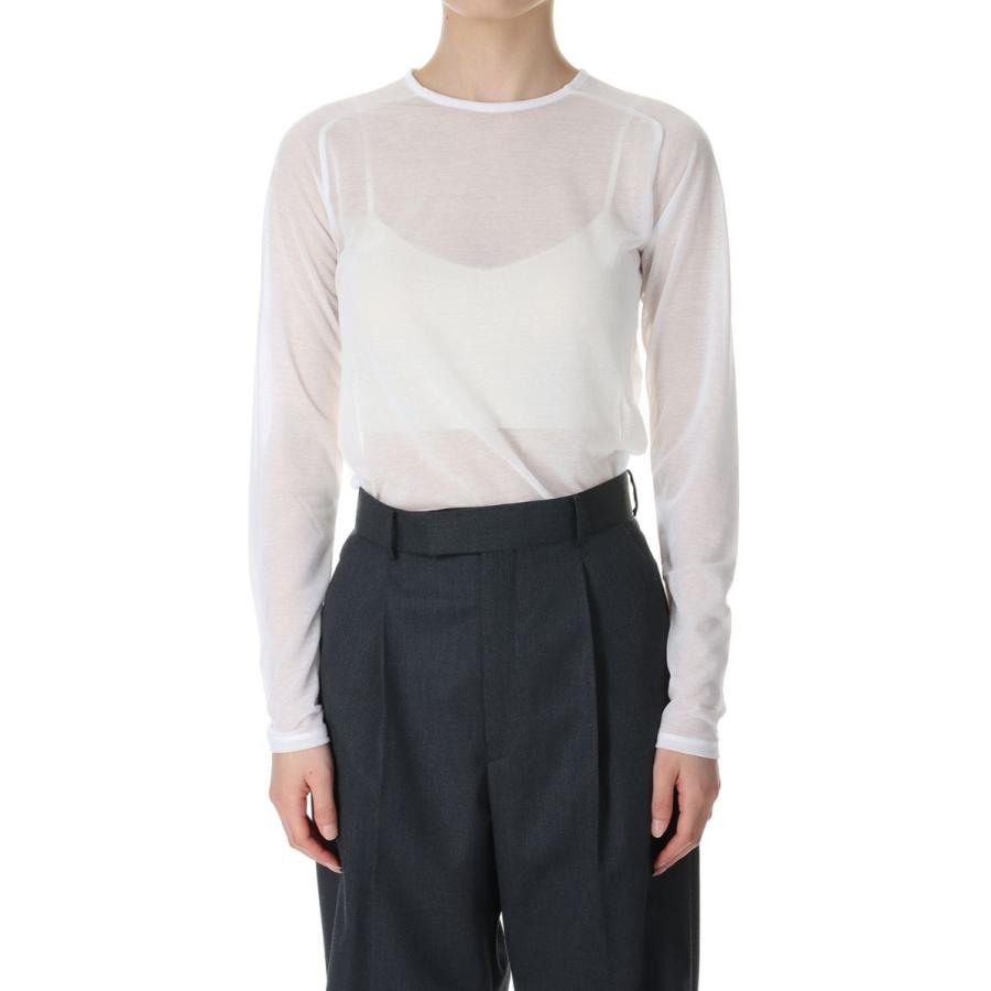 【P5倍 / SALE】SHEER BACK OPEN PULLOVER / WHITE(24SCT-#326L) Jane Smith(ジェーンスミス) |  | 06