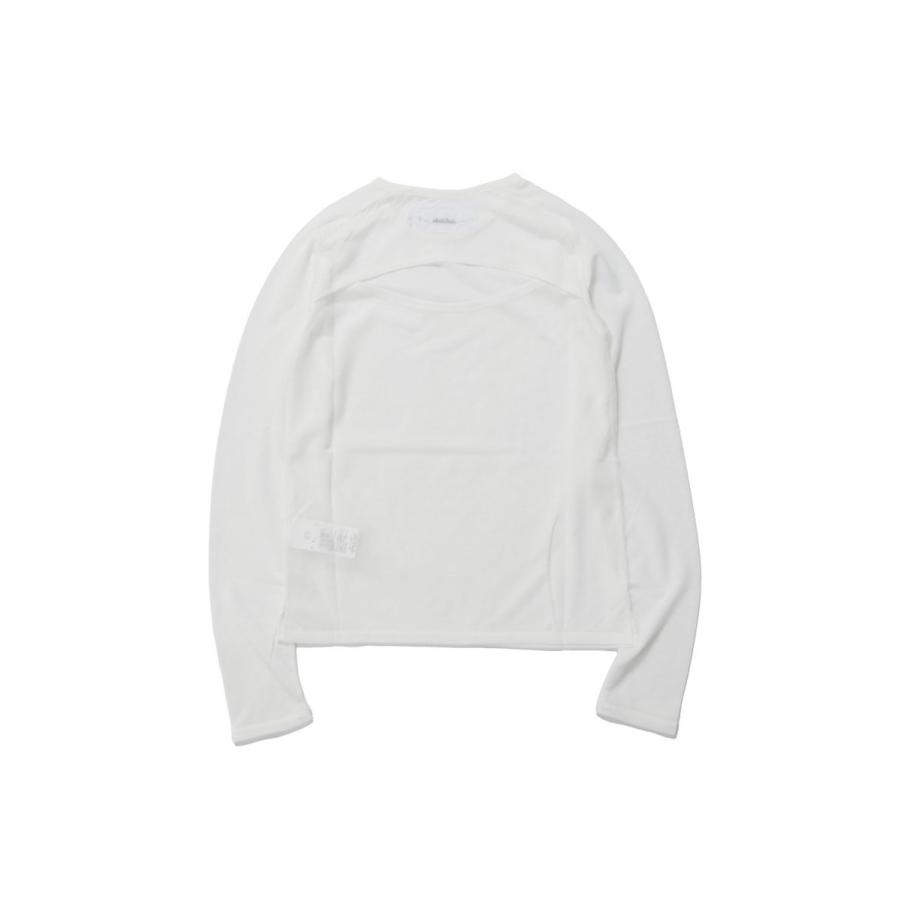 【P5倍 / SALE】SHEER BACK OPEN PULLOVER / WHITE(24SCT-#326L) Jane Smith(ジェーンスミス) |  | 08