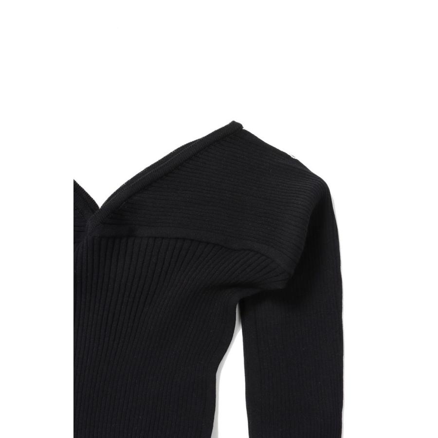 【P5倍 / SALE】16G RIB V NECK PULLOVER / BLACK(24SKN-#310L) Jane Smith(ジェーンスミス) |  | 08