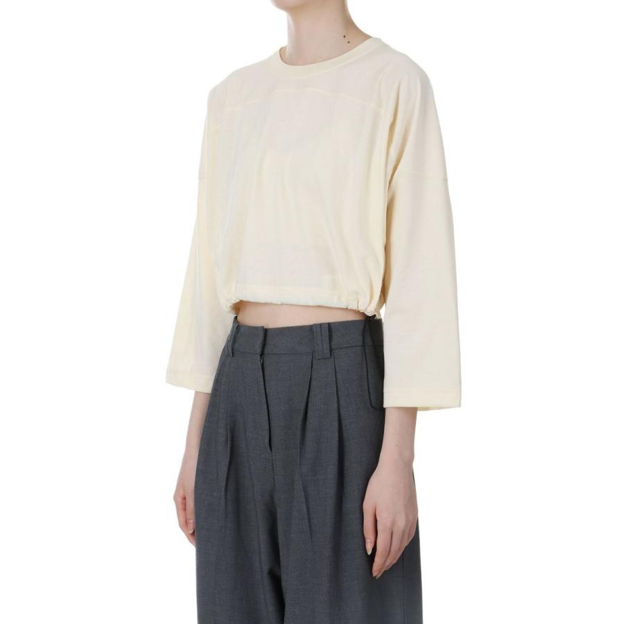 【P5倍 / SALE】COTTON SHORT FOOTBALL T SHIRTS / CREAM(24SCT-#237L) Jane Smith(ジェーンスミス) |  | 01