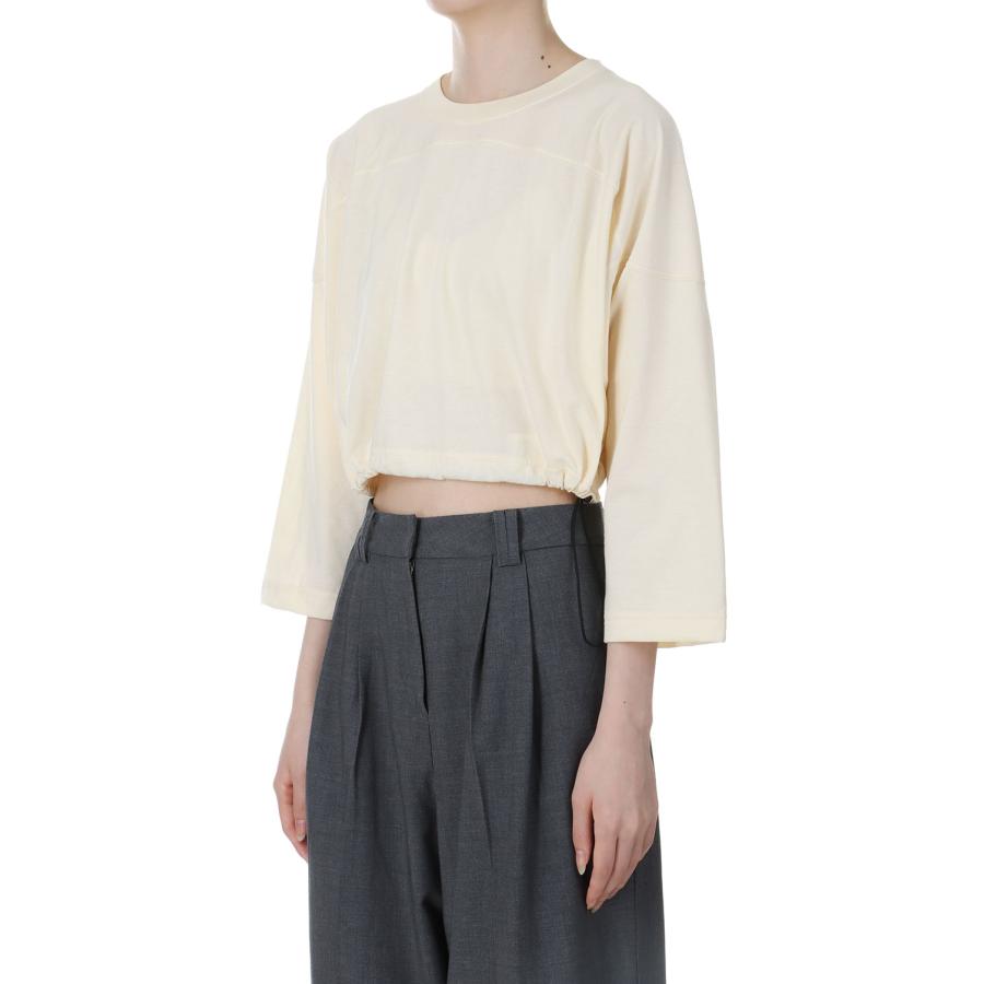 【P5倍 / SALE】COTTON SHORT FOOTBALL T SHIRTS / CREAM(24SCT-#237L) Jane Smith(ジェーンスミス) |  | 01