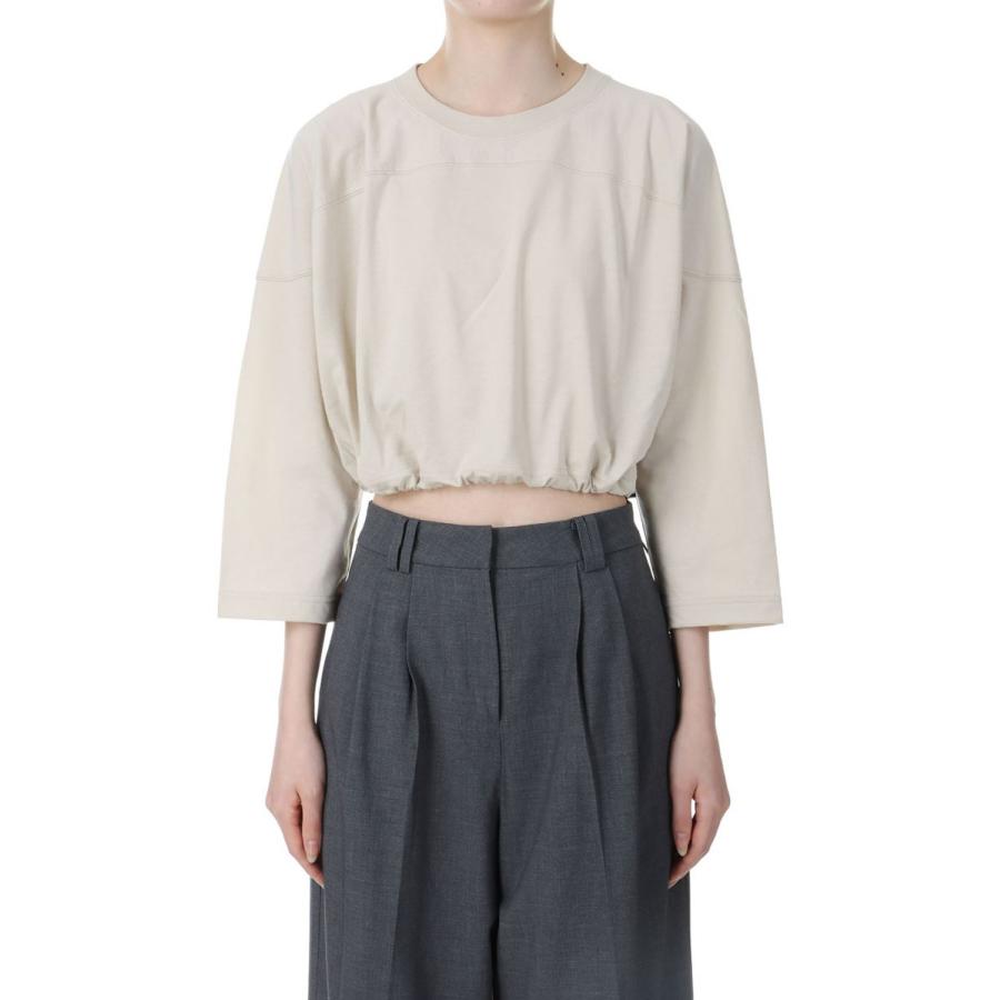 【P5倍 / SALE】COTTON SHORT FOOTBALL T SHIRTS / BEIGE(24SCT-#237L) Jane Smith(ジェーンスミス) | 