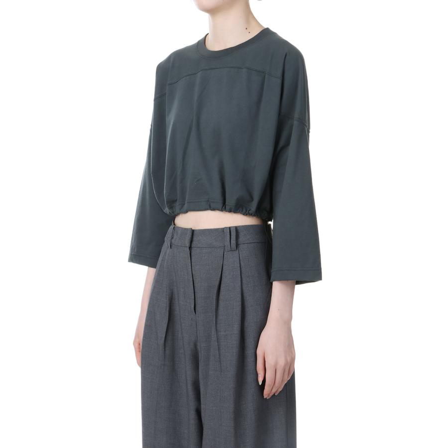 【P5倍 / SALE】COTTON SHORT FOOTBALL T SHIRTS / CHARCOAL(24SCT-#237L) Jane Smith(ジェーンスミス) |  | 01