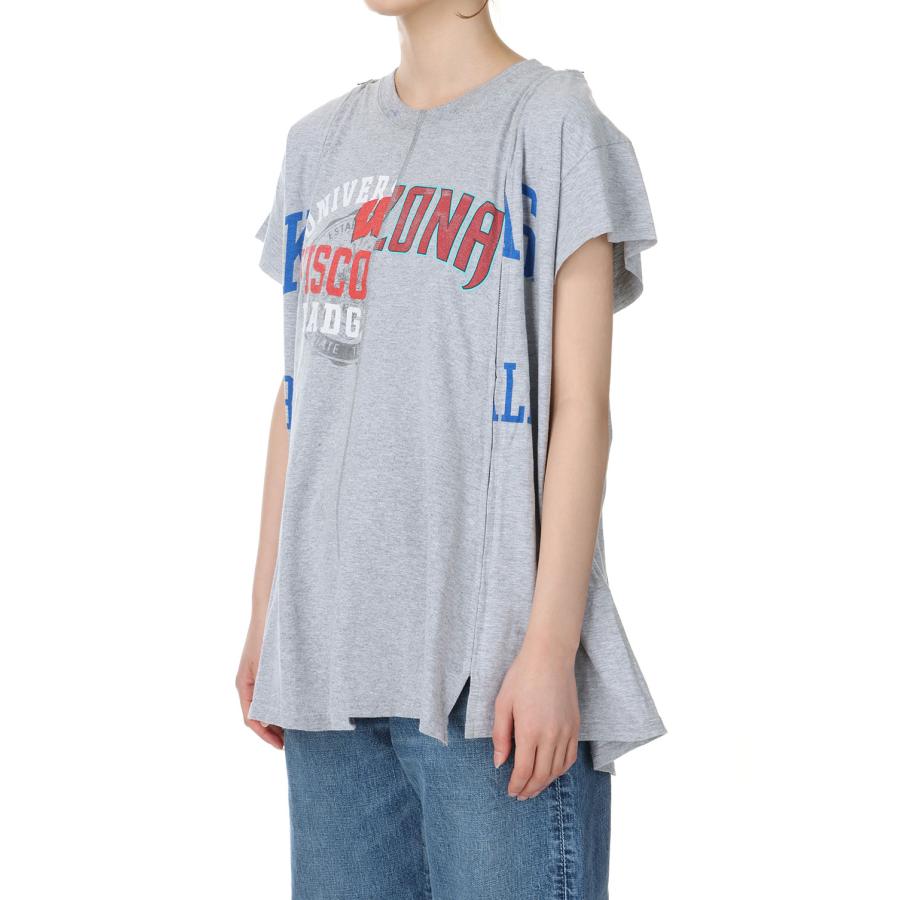 【P10倍】【SALE】circa make zip removal wide top / GRAY-1(cc24ss-01) 77circa -Women-(ナナナナサーカ) | 77circa | 02
