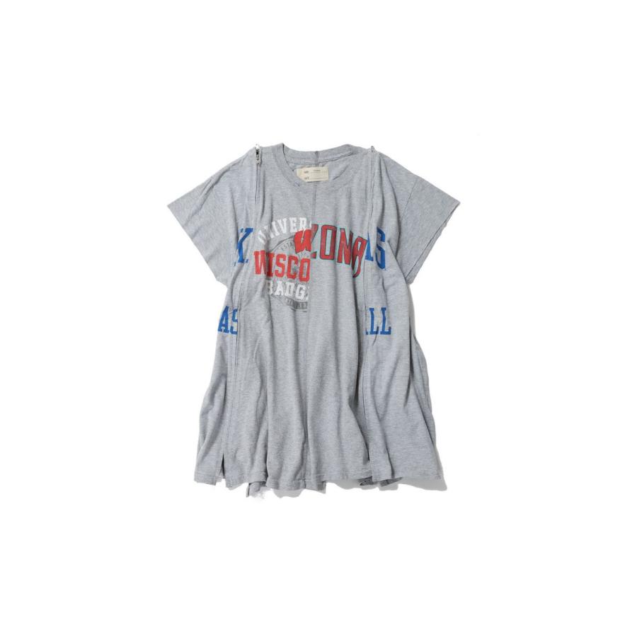 【P5倍 / SALE】circa make zip removal wide top / GRAY-1(cc24ss-01) 77circa -Women-(ナナナナサーカ) | 77circa | 05