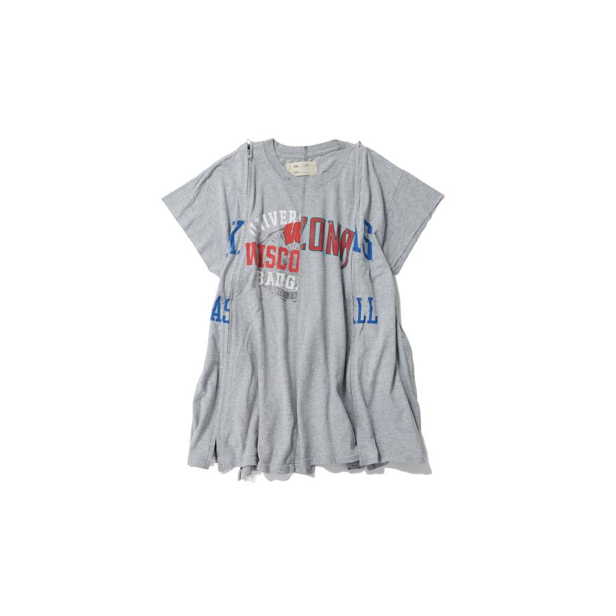 【P10倍】【SALE】circa make zip removal wide top / GRAY-1(cc24ss-01) 77circa -Women-(ナナナナサーカ) | 77circa | 05