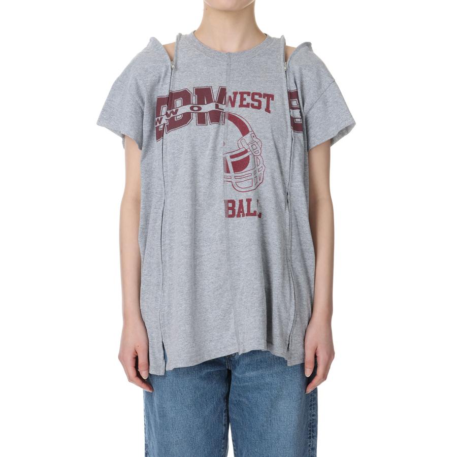 【P10倍】【SALE】circa make zip removal wide top / GRAY-2(cc24ss-01) 77circa -Women-(ナナナナサーカ) | 77circa