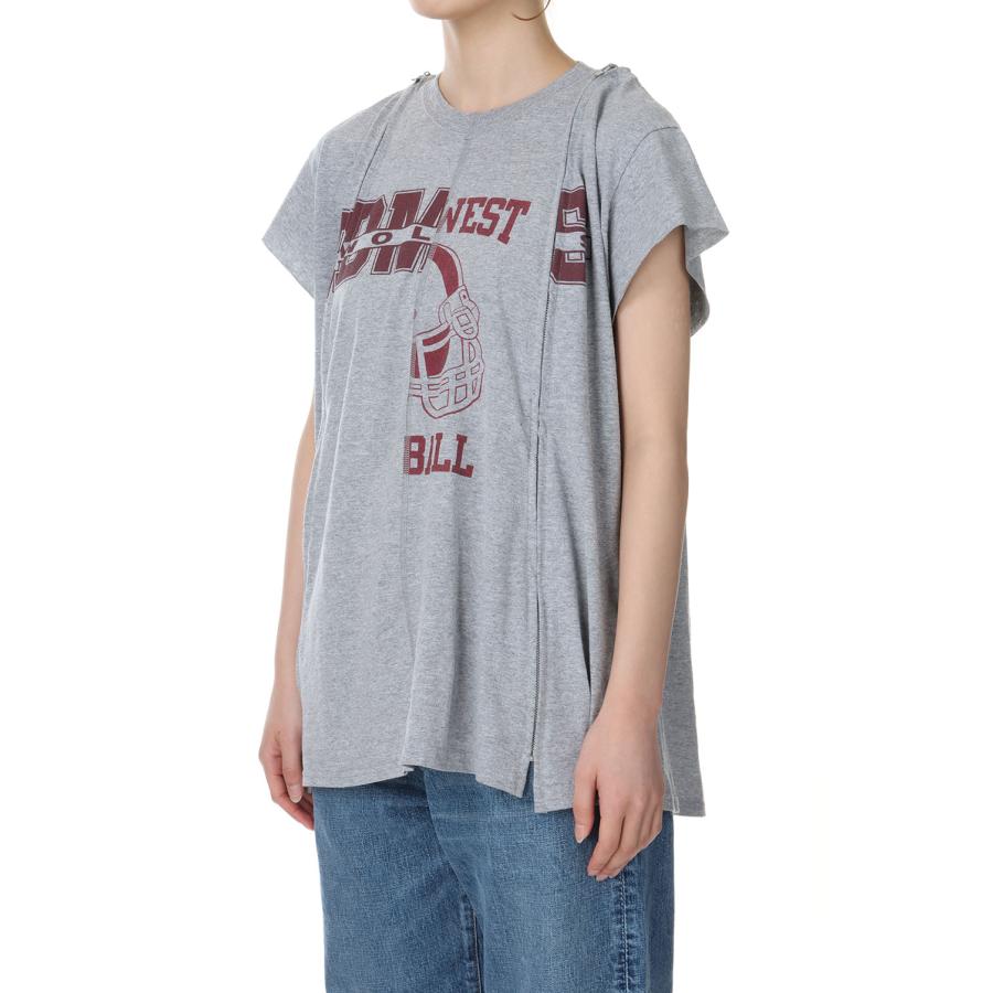 【P10倍】【SALE】circa make zip removal wide top / GRAY-2(cc24ss-01) 77circa -Women-(ナナナナサーカ) | 77circa | 02