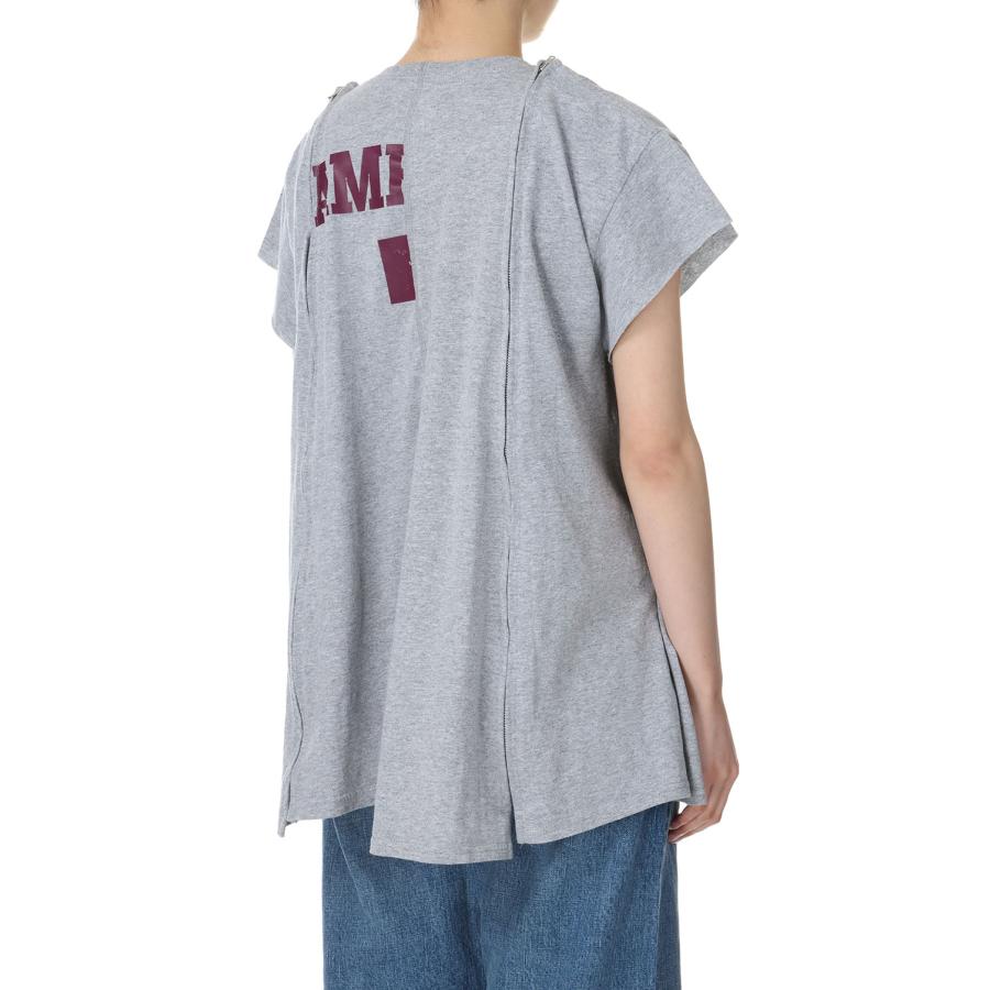 【P10倍】【SALE】circa make zip removal wide top / GRAY-2(cc24ss-01) 77circa -Women-(ナナナナサーカ) | 77circa | 03